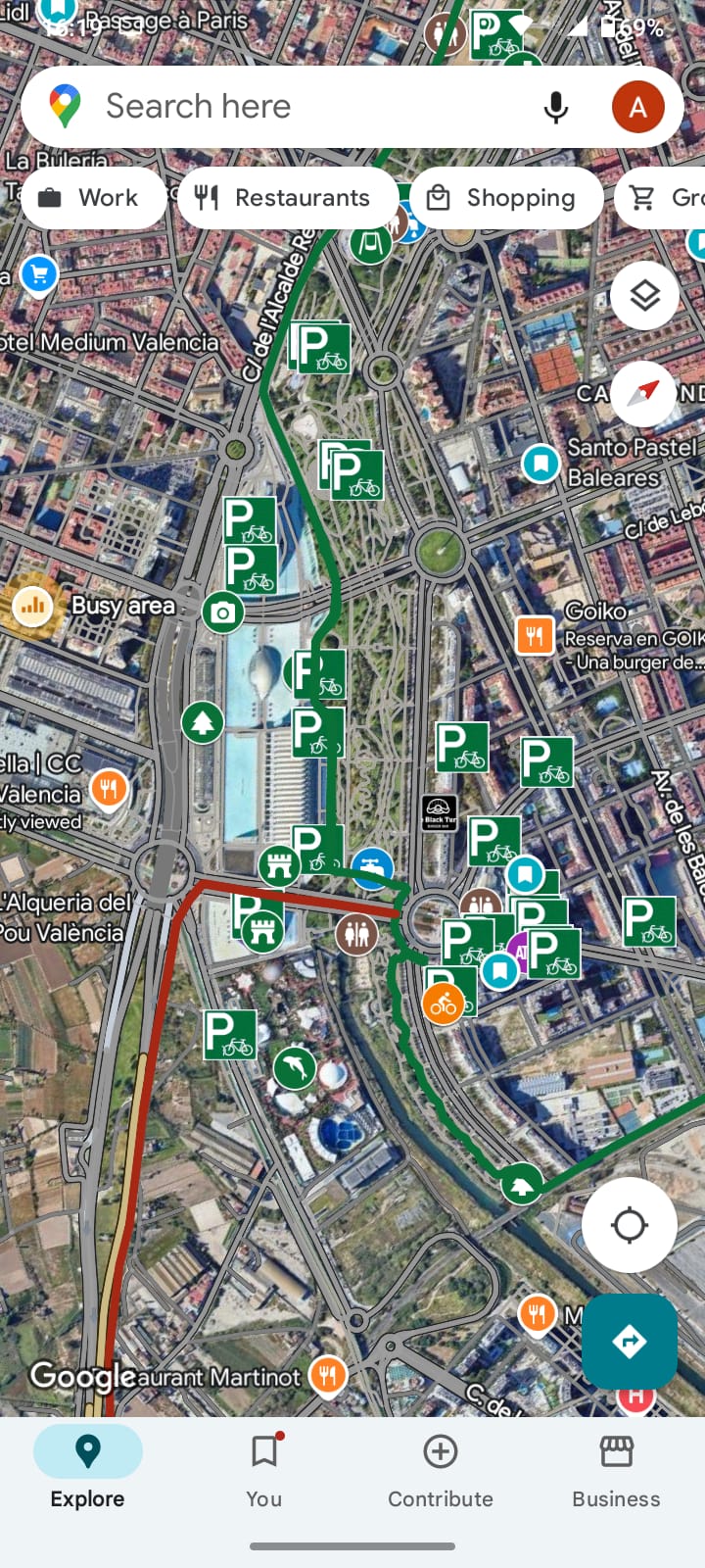 Exploring Valencia on Google Maps with Bikewell